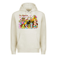 Oatmeal Heather Im Digging Easter Premium Hoodie - CowhideDigitalArt