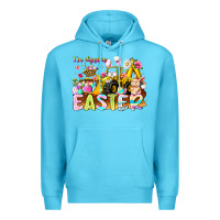 Ocean Blue Im Digging Easter Premium Hoodie - CowhideDigitalArt