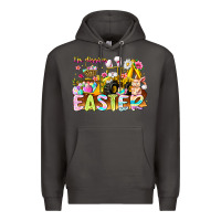 Smoke Im Digging Easter Premium Hoodie - CowhideDigitalArt