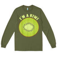 Army Green I_m A Kiwi Halloween Costumes Gifts Men Women Kids Long Sleeve Tee - longCreatives