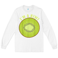 White I_m A Kiwi Halloween Costumes Gifts Men Women Kids Long Sleeve Tee - longCreatives