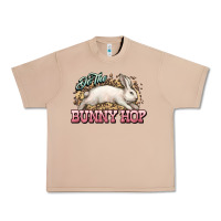 Burro Do the Bunny hop Easter Day Urban Heavy Tee - HowdyJamesFarm