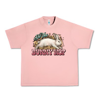 Salmon Do the Bunny hop Easter Day Urban Heavy Tee - HowdyJamesFarm