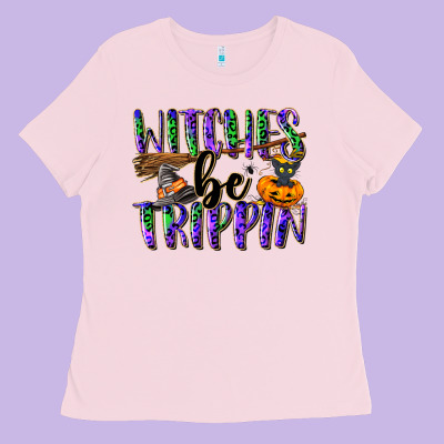 Witches Be Trippin Ladies Tee Designed By Nancycooperartshop