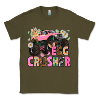 Army Green Egg crusher Easter Day Classic Tee - HowdyJamesFarm