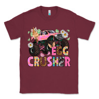 Burgundy Egg crusher Easter Day Classic Tee - HowdyJamesFarm