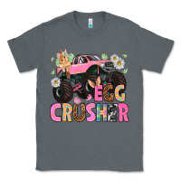 Charcoal Heather Egg crusher Easter Day Classic Tee - HowdyJamesFarm