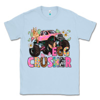 Dusty Blue Egg crusher Easter Day Classic Tee - HowdyJamesFarm