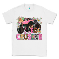 White Egg crusher Easter Day Classic Tee - HowdyJamesFarm