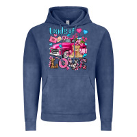 Vintage Denim loads of love valentine's day olivia Vintage Hoodie - OliviaCreatesArt