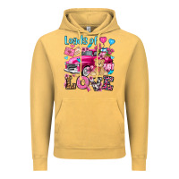 Vintage Mustard loads of love valentine's day olivia Vintage Hoodie - OliviaCreatesArt