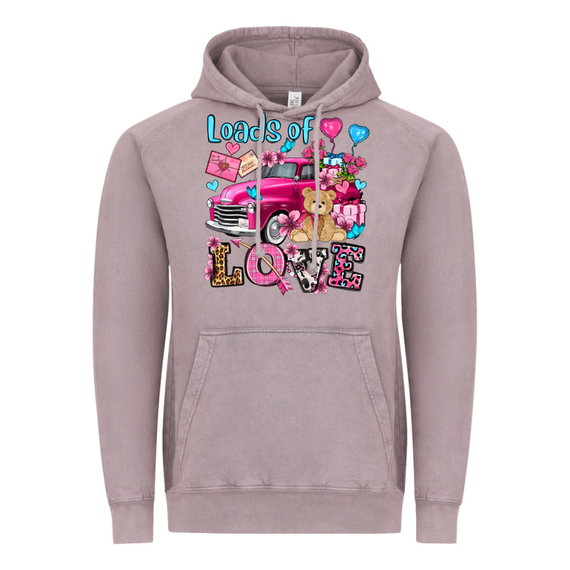 Loads Of Love Valentine's Day Olivia Vintage Hoodie by OliviaCreatesArt | Teevron