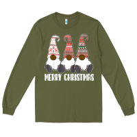 Army Green african american gnome halloween thanksgiving christmas Long Sleeve Tee - longCreatives