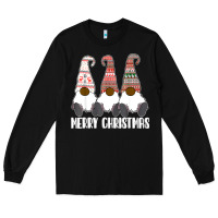 Black african american gnome halloween thanksgiving christmas Long Sleeve Tee - longCreatives