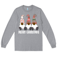 Heather Grey african american gnome halloween thanksgiving christmas Long Sleeve Tee - longCreatives