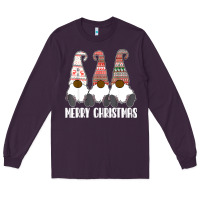 Plum african american gnome halloween thanksgiving christmas Long Sleeve Tee - longCreatives