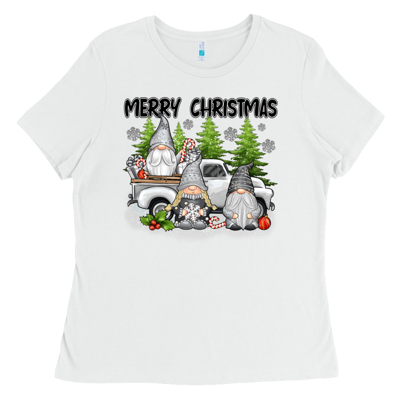 Merry Christmas Gnomes Ladies Tee by texasbilliewilder | Teevron