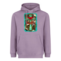 Lavender cross faith background Heavyweight Hoodie - BarkalooDesign