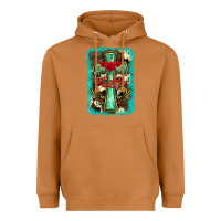Meerkat cross faith background Heavyweight Hoodie - BarkalooDesign