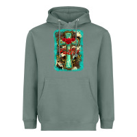 Sage cross faith background Heavyweight Hoodie - BarkalooDesign