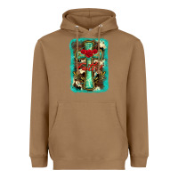 Toasted Coconut cross faith background Heavyweight Hoodie - BarkalooDesign