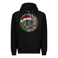 Black Frenchie Christmas Premium Hoodie - RanaPortraitStore