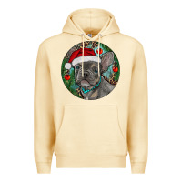 Pina Colada Frenchie Christmas Premium Hoodie - RanaPortraitStore