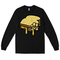 Black foodie t  shirt grilled cheese sandwich t  shirt Long Sleeve Tee - longCreatives