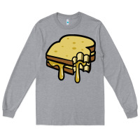 Heather Grey foodie t  shirt grilled cheese sandwich t  shirt Long Sleeve Tee - longCreatives