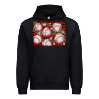Black baseball christmas background Urban Hoodie - AdoDesignShop