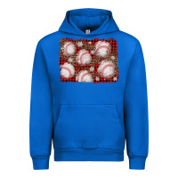 Cobalt baseball christmas background Urban Hoodie - AdoDesignShop