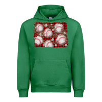 Emerald baseball christmas background Urban Hoodie - AdoDesignShop