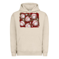 Pigment French Oak baseball christmas background Urban Hoodie - AdoDesignShop