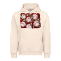 Sandshell baseball christmas background Urban Hoodie - AdoDesignShop