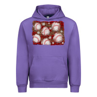 Tulip baseball christmas background Urban Hoodie - AdoDesignShop