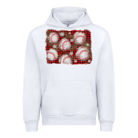 White baseball christmas background Urban Hoodie - AdoDesignShop