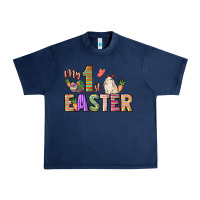 Navy My 1st Easter Day Urban Heavy Tee - HowdyJamesFarm