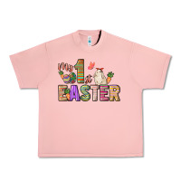 Salmon My 1st Easter Day Urban Heavy Tee - HowdyJamesFarm