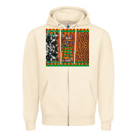 Sandshell love autism awareness leopard cowhide Zipper Hoodie - Artiststas