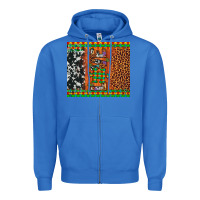 True Royal love autism awareness leopard cowhide Zipper Hoodie - Artiststas