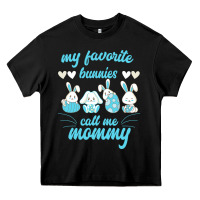My Favorite Bunnies Call Me Mommy Heavy Core Tee | Teevron