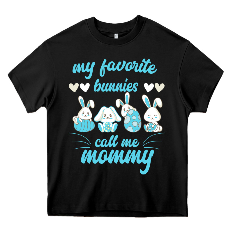 My Favorite Bunnies Call Me Mommy Heavy Core Tee by Bettercallsaul | Teevron