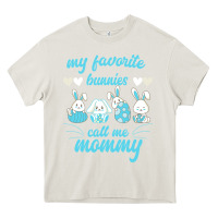 Cream My Favorite Bunnies Call Me Mommy Heavy Core Tee - Bettercallsaul