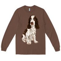 Chestnut english cocker spaniel Long Sleeve Tee - FaDigitalArtStudio