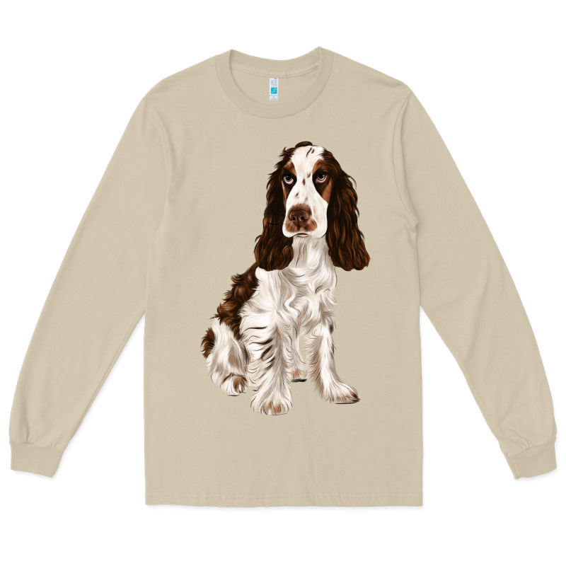 English Cocker Spaniel Long Sleeve Tee by FaDigitalArtStudio | Teevron