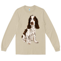 Mushroom english cocker spaniel Long Sleeve Tee - FaDigitalArtStudio