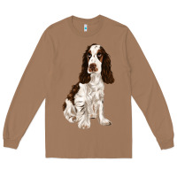 Toasted Coconut english cocker spaniel Long Sleeve Tee - FaDigitalArtStudio
