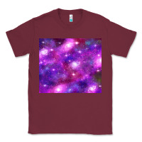 Burgundy colorful abstract galaxy black and purple Classic Tee - TumblerDesignByShophia
