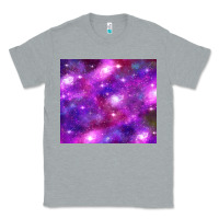 Heather Grey colorful abstract galaxy black and purple Classic Tee - TumblerDesignByShophia