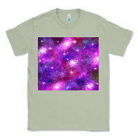 Matcha colorful abstract galaxy black and purple Classic Tee - TumblerDesignByShophia